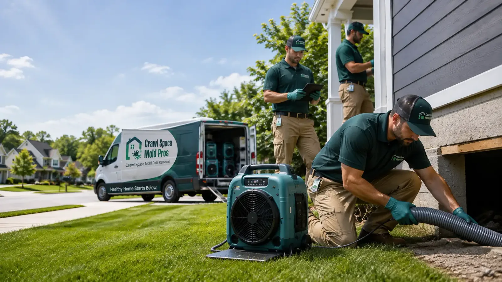 Crawl Space Mold Removal in Matthews, MO